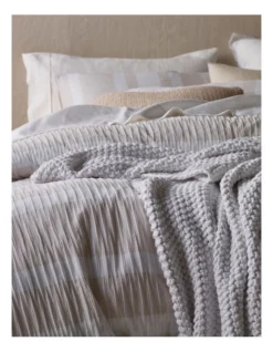 Iluka Yarn Dyed Stripe Quilt Cover Set In Moonbeam -Australian House & Garden 597932650 882783100 2 720x928