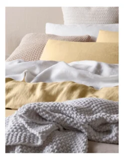 Sandy Cape Linen Quilt Cover Set In Yellow -Australian House & Garden 607134160 883253260 3 720x928