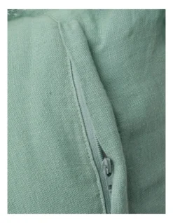 Moreton Tassle Linen Square Cushion Sea Mist -Australian House & Garden 798601600 4 720x928
