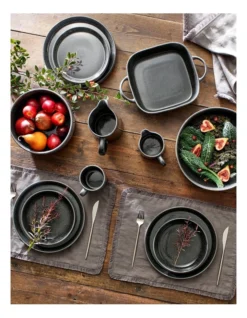 Esperance 12pc Dinner Set Charcoal -Australian House & Garden 799321150 2 2 720x928
