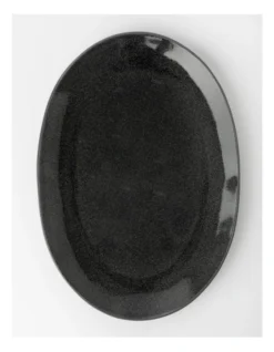 Esperance 34.5x24.5cm Oval Platter Charcoal -Australian House & Garden 799322140 3 720x928