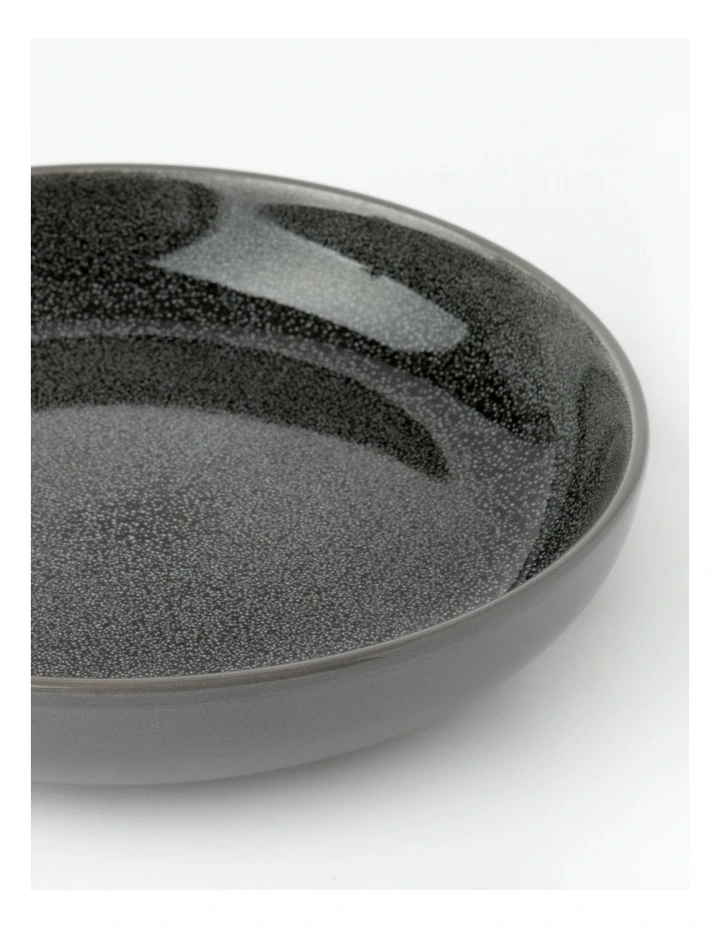 Esperance Shallow Bowl Charcoal 5 Esperance Shallow Bowl Charcoal - Image 3