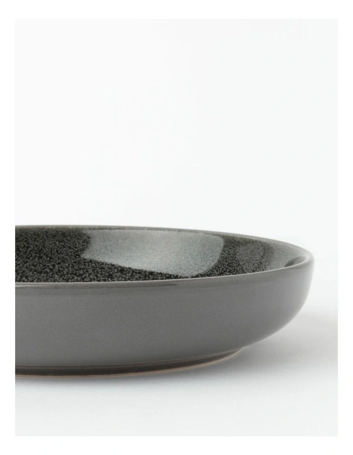 Esperance Shallow Bowl Charcoal 6 Esperance Shallow Bowl Charcoal - Image 4