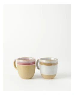 Esperance Wiped Edge Mug Bullet Set Of 2