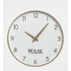 Broome Walnut Rural Clock 35cm In White -Australian House & Garden 868354840 1 2 720x928