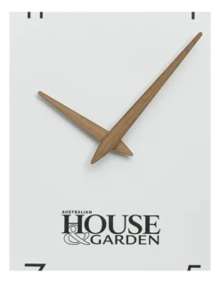 Broome Walnut Rural Clock 35cm In White -Australian House & Garden 868354840 4 2 720x928