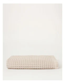 Waffle Bath Towel Natural