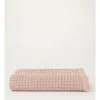 Waffle Bath Towel Dusty Pink