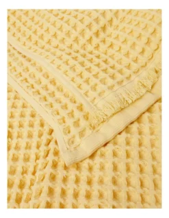 Waffle Bath Towel In Yellow 8 Waffle Bath Towel In Yellow -Australian House & Garden 881585740 922516030 3 720x928