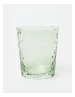 Crackle Tumbler Set Of 4 In Green