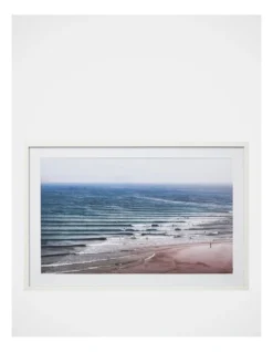 North Sand Beach Wall Art 60x90x4cm In Multi