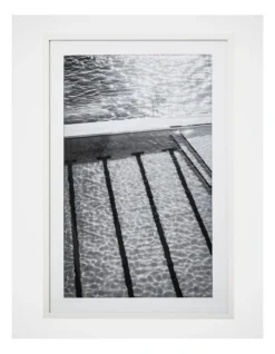 Water Reflections Wall Art 60x90x4cm In Grey