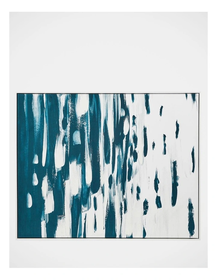 Blue Pettings Wall Art 82.6x102.6x4.3cm In Multi 2 Blue Pettings Wall Art 82.6x102.6x4.3cm In Multi