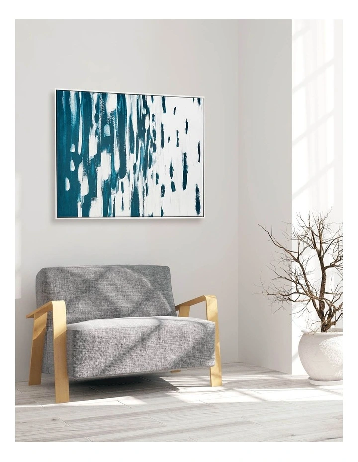 Blue Pettings Wall Art 82.6x102.6x4.3cm In Multi 3 Blue Pettings Wall Art 82.6x102.6x4.3cm In Multi - Image 2