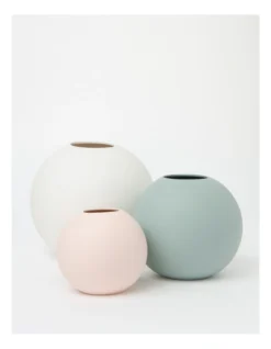 Kiama Ceramic Medium Vase 18x18x16cm In Green -Australian House & Garden 897111730 3 720x928