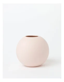 Kiama Ceramic Small Vase 13x13x12cm In Pink