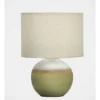 Douglas Green Stain Ceramic Table Lamp 37x27x27cm In Natural