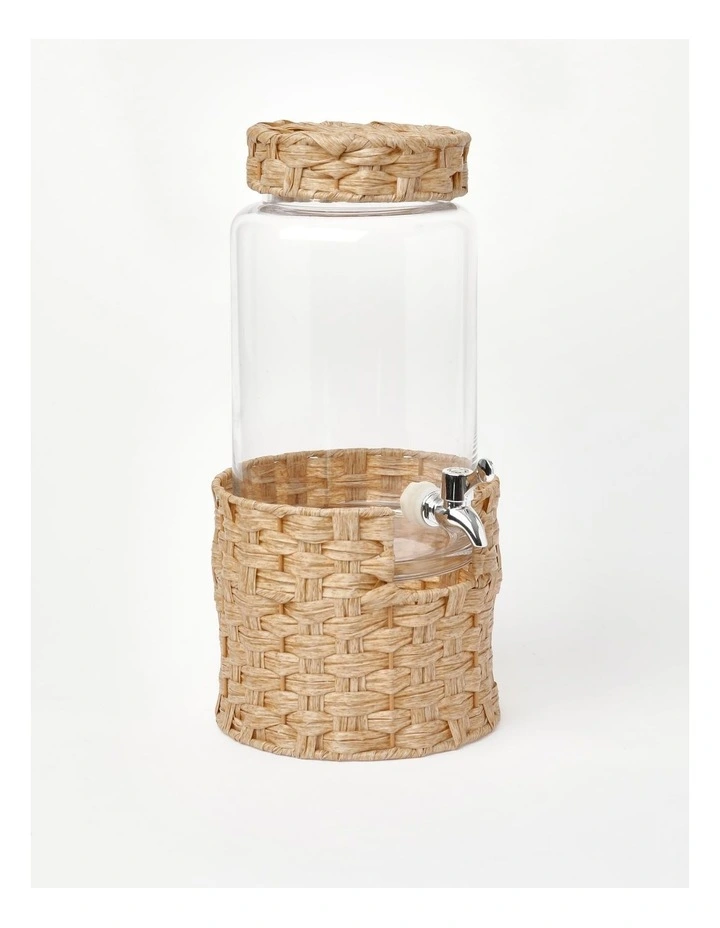 Burleigh Rattan Drink Dispenser 5L With Lid 4 Burleigh Rattan Drink Dispenser 5L With Lid - Image 2