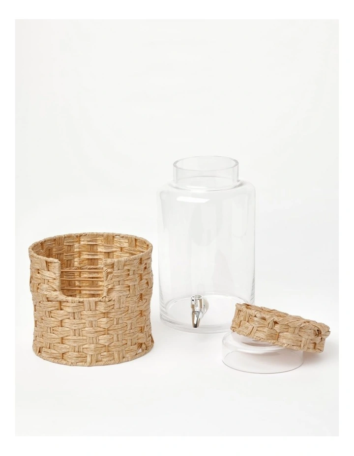 Burleigh Rattan Drink Dispenser 5L With Lid 7 Burleigh Rattan Drink Dispenser 5L With Lid - Image 5