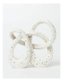 Infinity Circle Decor Object 21x9x20cm In Multi