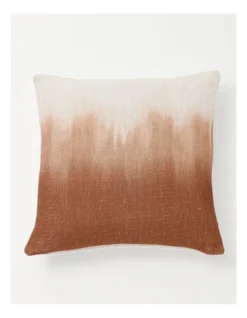 Somerset Ombre Print Cushion 50X50 Cm In Bran Brown