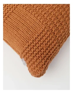 Bayside Knitted Cushion 50X50 Cm In Bran Brown -Australian House & Garden 911613610 2 720x928
