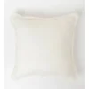 Boardwalk Linen Frayed Edge Cushion 50x50 Cm In White -Australian House & Garden 915040900 1 720x928