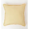 Boardwalk Linen Frayed Edge Cushion 50x50cm In Golden Haze -Australian House & Garden 915041170 1 720x928