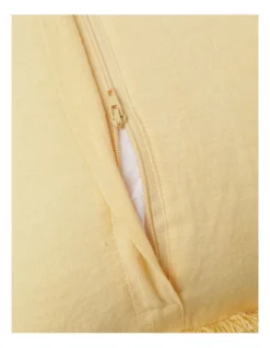 Boardwalk Linen Frayed Edge Cushion 50x50cm In Golden Haze 9 Boardwalk Linen Frayed Edge Cushion 50x50cm In Golden Haze -Australian House & Garden 915041170 4 720x928