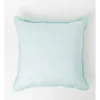 Boardwalk Linen Frayed Edge Cushion 50x50cm In Sea Mist -Australian House & Garden 915041260 1 720x928