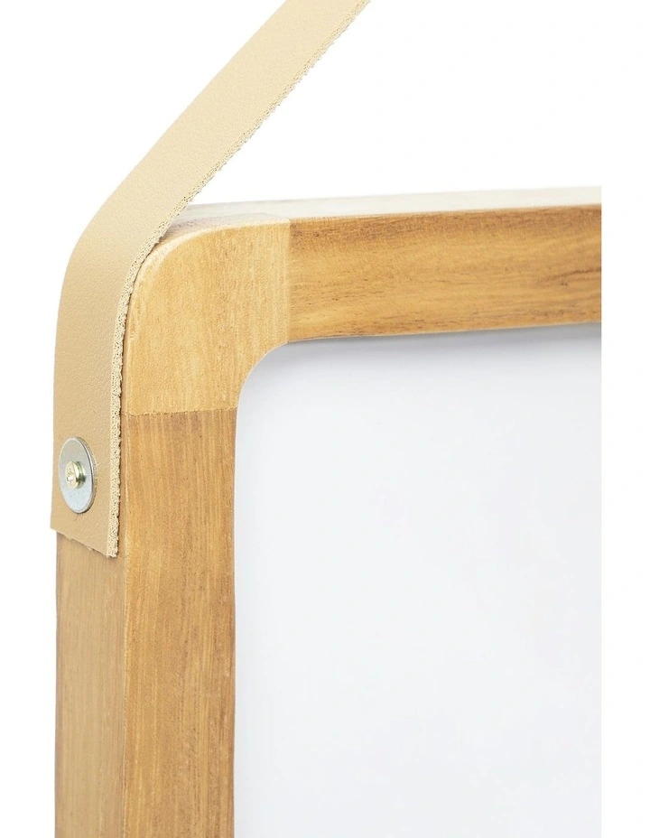 Hanging Wood Photo Frame 6x6 Matted To 4x4 In Natural 6 Hanging Wood Photo Frame 6x6 Matted To 4x4 In Natural - Image 4