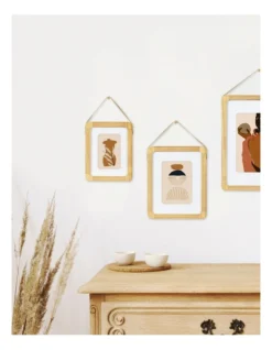 Wooden Photo Frame With Leather Look Strap 8x6 Matted To 4x6 In Natural 8 Wooden Photo Frame With Leather Look Strap 8x6 Matted To 4x6 In Natural -Australian House & Garden 920618740 2 720x928