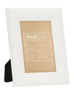 Textured Frame 4x6 In White -Australian House & Garden 920620900 2 720x928