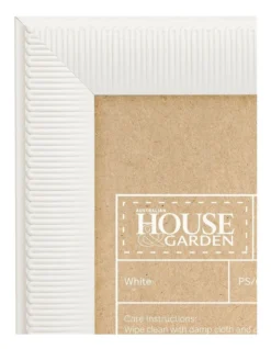 Textured Frame 5x7 In White -Australian House & Garden 920620990 3 720x928