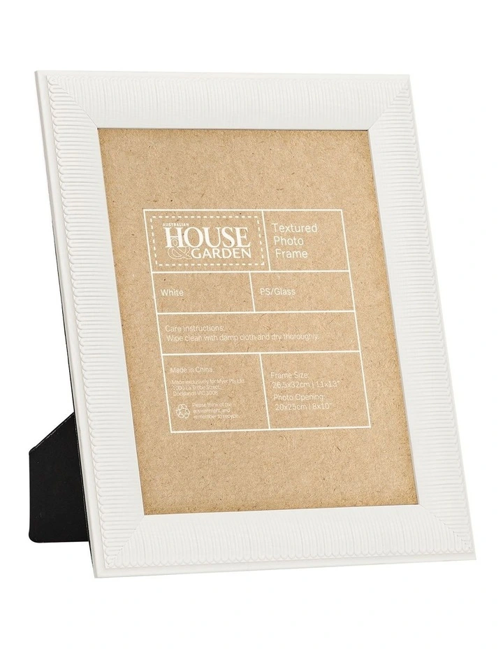 Textured Frame 8x10 In White 3 Textured Frame 8x10 In White - Image 2