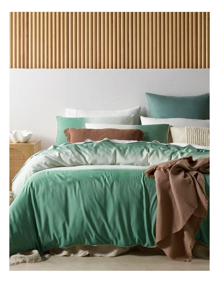 Meridian Tencel Ombre Quilt Cover Set In Assorted 3 Meridian Tencel Ombre Quilt Cover Set In Assorted