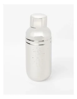 Alpha Hammered Cocktail Shaker In Silver