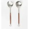 Alpha Hammered Salad Server Set Of 2 In Natural -Australian House & Garden 936570160 1 720x928