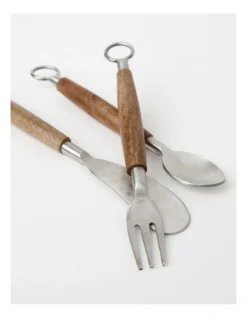 Alpha Hammered Antipasto Set Of 3 In Natural -Australian House & Garden 936570250 3 720x928