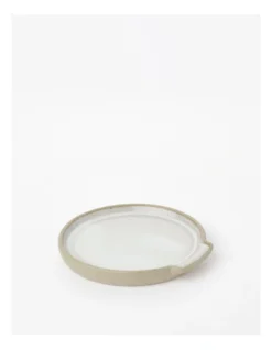 Esperance Wiped Edge Spoon Rest 14x7.5x3cm In White