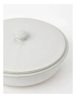 Esperance Wiped Edge Casserole Dish 28x28x12cm In White -Australian House & Garden 939674890 3 720x928