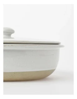 Esperance Wiped Edge Casserole Dish 28x28x12cm In White -Australian House & Garden 939674890 5 720x928